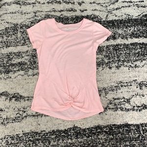 Knotted tshirt.